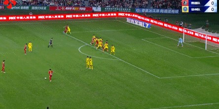 南通队0-0徐州队，李贤成定位球造险