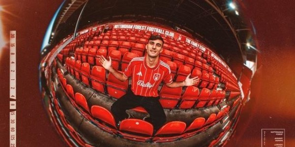 开云-官方：诺丁汉森林租借那不勒斯前锋卢卡，含选择买断条款